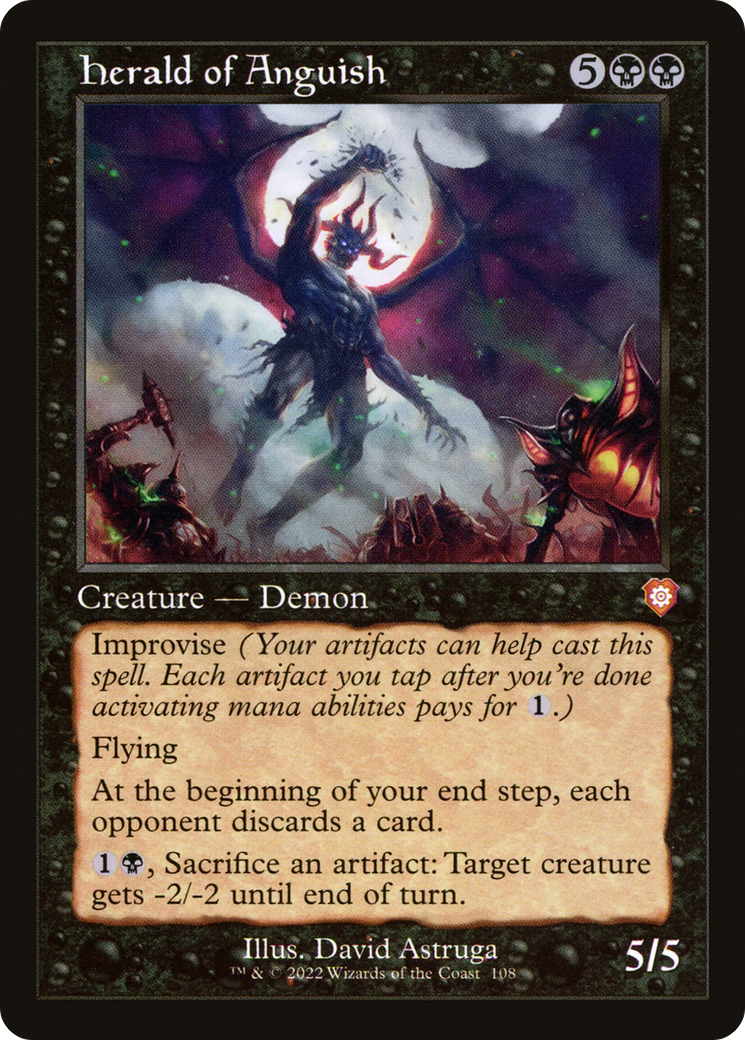 Herald of Anguish⁣ - Commander: The Brothers' War⁣ (Mythic)⁣ [108]