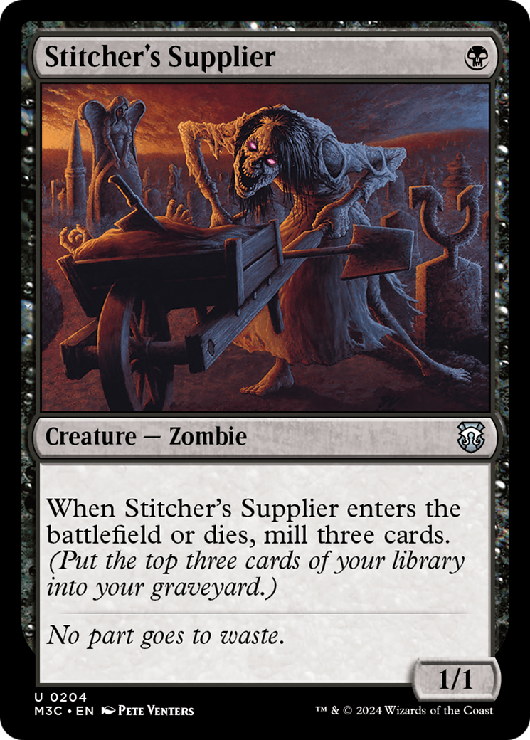 Stitcher's Supplier⁣ - Commander: Modern Horizons 3⁣ (Uncommon)⁣ [204]