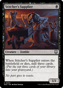 Stitcher's Supplier⁣ - Commander: Modern Horizons 3⁣ (Uncommon)⁣ [204]