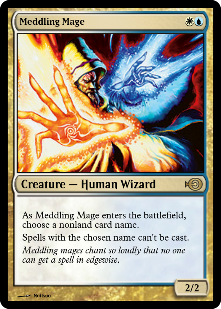 Meddling Mage (PRM-36304) - Magic Online Promos Foil