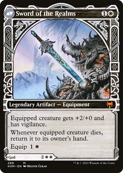 Halvar, God of Battle (Showcase) (KHM-299) - Kaldheim: (Showcase)