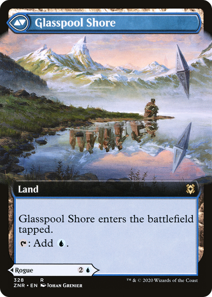 Glasspool Mimic (Extended Art) (ZNR-328) - Zendikar Rising: (Extended Art) Foil