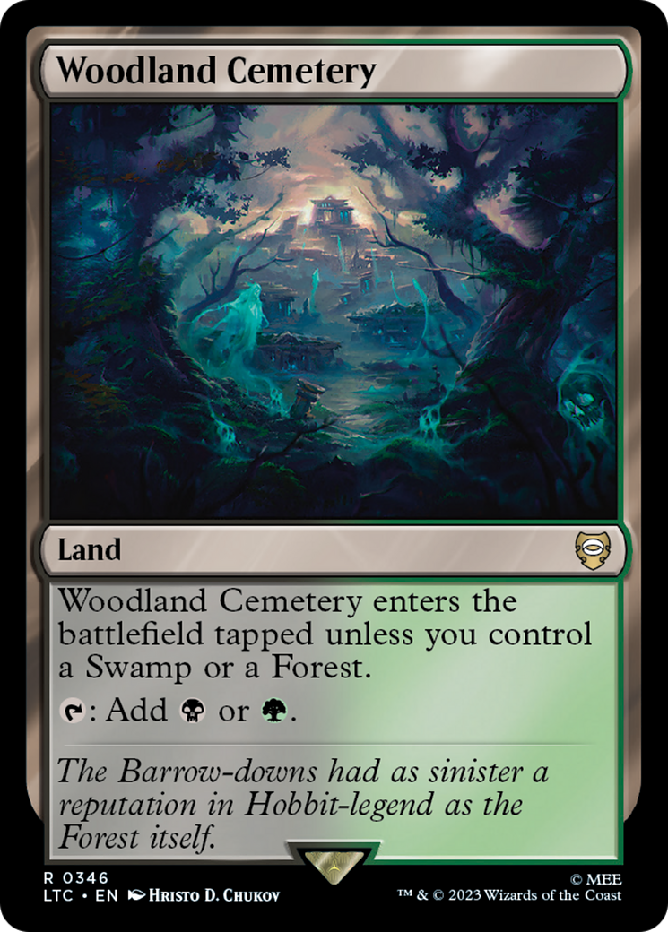 Woodland Cemetery⁣ - Commander: The Lord of the Rings: Tales of Middle-earth⁣ (Rare)⁣ [346]