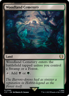 Woodland Cemetery⁣ - Commander: The Lord of the Rings: Tales of Middle-earth⁣ (Rare)⁣ [346]