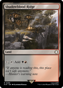Shadowblood Ridge⁣ - Universes Beyond: Fallout⁣ (Rare)⁣ [288]