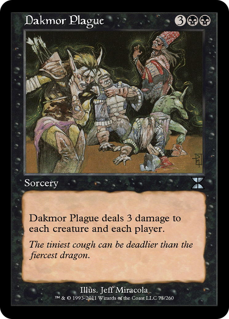 Dakmor Plague (ME4-073) - Masters Edition IV Foil