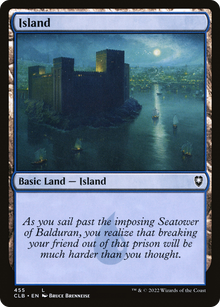 Island (V.1)⁣ - Commander Legends: Battle for Baldur's Gate: Extras⁣ (Land)⁣ [455]