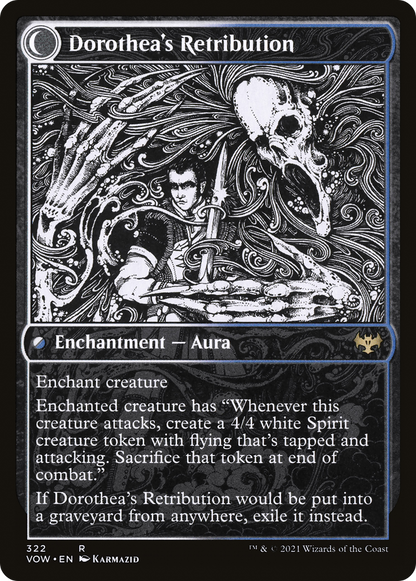 Dorothea, Vengeful Victim (Showcase) (VOW-322) - Innistrad: Crimson Vow: (Showcase, Double Faced Transform)