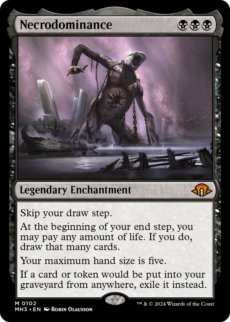 Necrodominance⁣ - Modern Horizons 3⁣ (Mythic)⁣ [102]