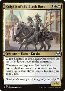 Knights of the Black Rose⁣ - Commander: March of the Machine⁣ (Uncommon)⁣ [332]