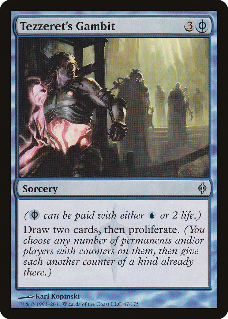 Tezzeret's Gambit (NPH-047) - New Phyrexia Foil