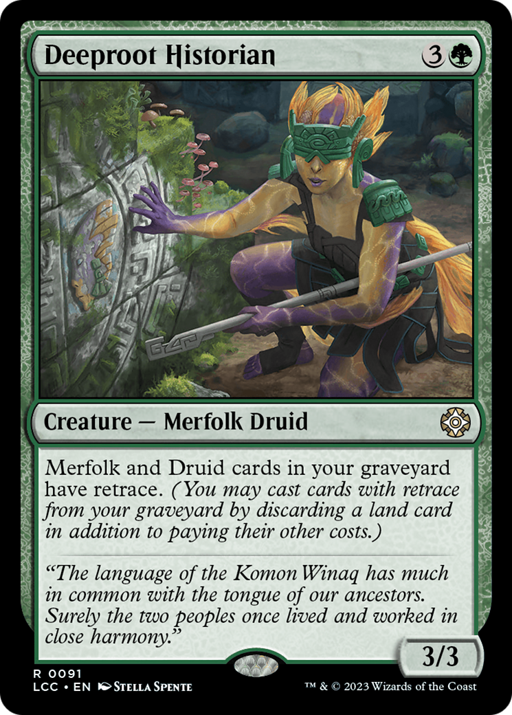 Deeproot Historian⁣ - Commander: The Lost Caverns of Ixalan⁣ (Rare)⁣ [91]