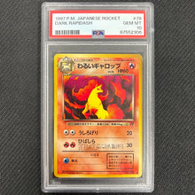 Japanese Pokemon: Dark Rapidash No.078 - Rocket - PSA 10