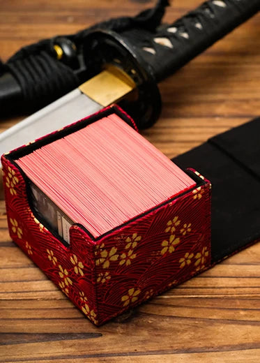 Kakapopo TCG: Deckimono Geisha Deck Box Blood Blossom