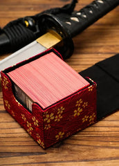 Kakapopo TCG: Deckimono Geisha Deck Box Blood Blossom
