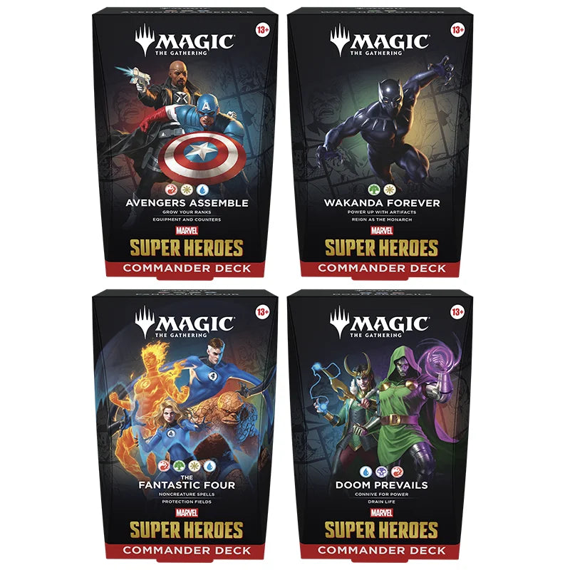 MTG: Marvel Super Heroes - Commander Deck Set of 4