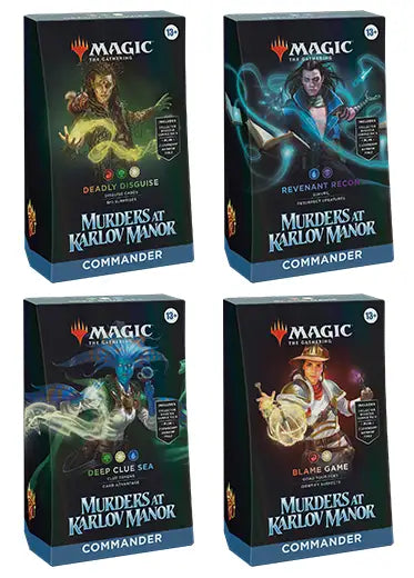 MTG: Murders at Karlov Manor - Commander decks - Set of 4