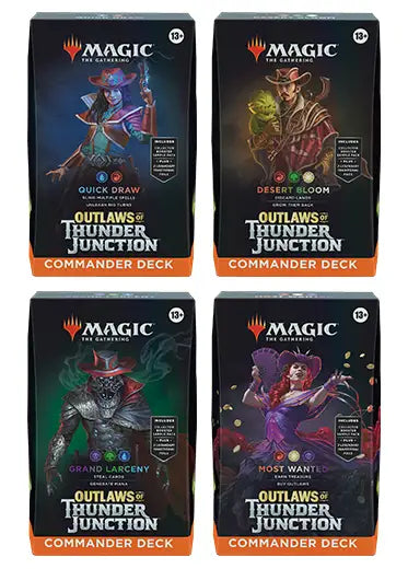 MTG: Outlaws of Thunder Junction - Commander Decks Set of 4