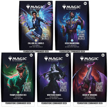 MTG: Reality Fracture - Foundations Starter Commander Deck Set of 5