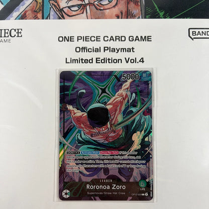 One Piece TCG: Official Playmat - Limited Edition Vol.4 Zoro