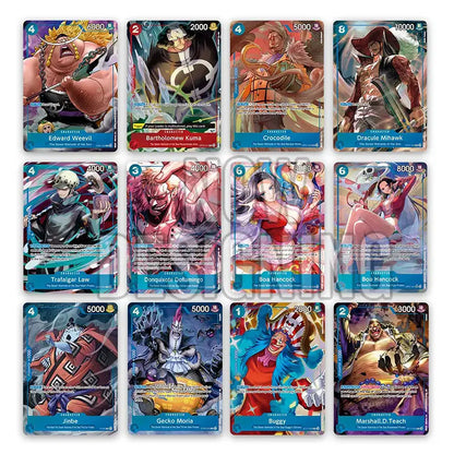 One Piece TCG: Seven Warlord of the Sea Binder Set Cards