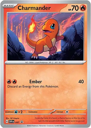 Pokemon TCG: Scarlet & Violet 151 - Charmander Promo Card