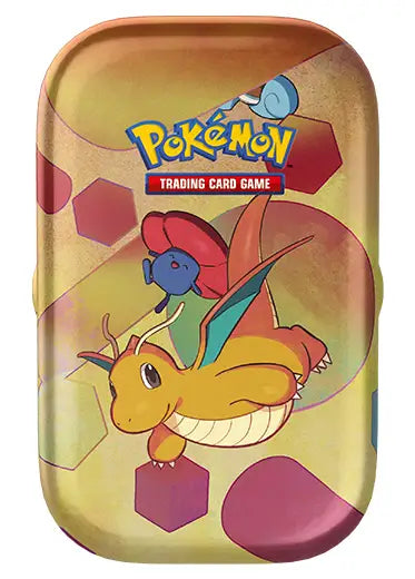 Pokemon TCG: Scarlet & Violet 151 - EMPTY Mini Tin + Coin Dragonite