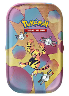 Pokemon TCG: Scarlet & Violet 151 - EMPTY Mini Tin + Coin Electabuzz