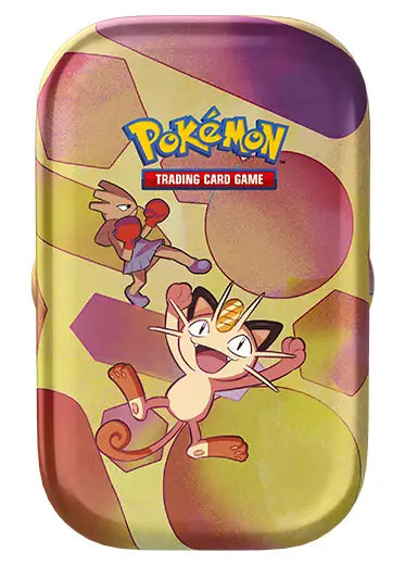 Pokemon TCG: Scarlet & Violet 151 - EMPTY Mini Tin + Coin Meowth