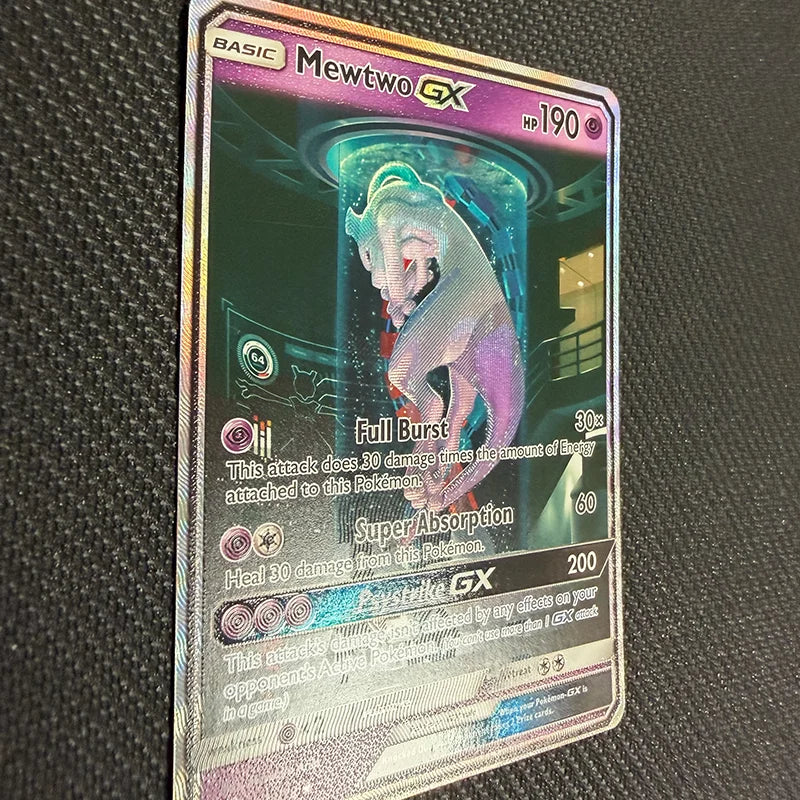 Pokemon TCG: Mewtwo GX 78/73 - Shining Legends LP+/NM Surface