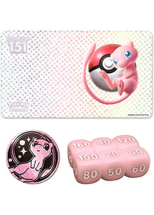 Pokemon TCG: 151 Mew Playmat + Coin + Dice