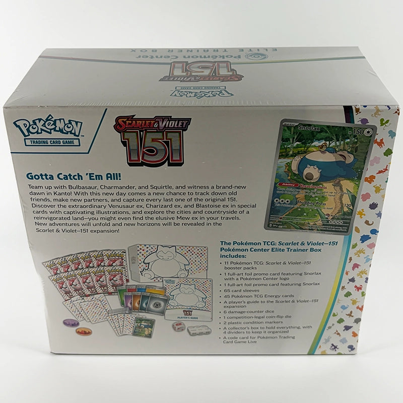 Pokemon TCG: 151 - Pokemon Center Elite Trainer Box Back