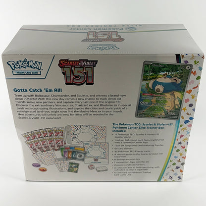 Pokemon TCG: 151 - Pokemon Center Elite Trainer Box Back