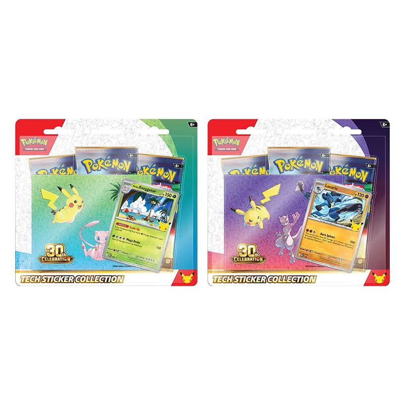 Pokemon TCG: 30th Celebration - Tech Sticker Collection (Set of 2)