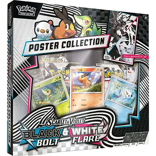 Pokemon TCG: Black Bolt & White Flare - Unova Poster Collection 