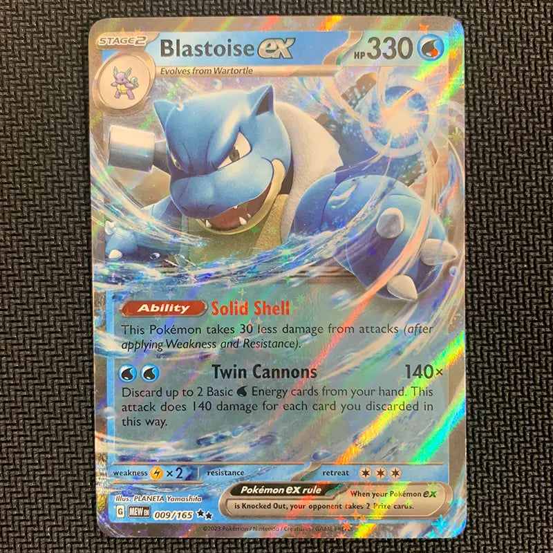 Pokemon TCG: Blastoise Ex - MEW 009