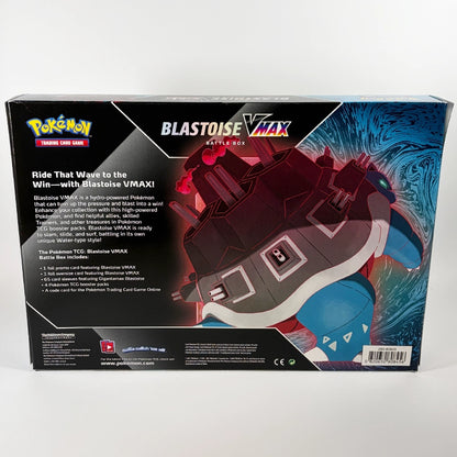 Pokemon TCG: Blastoise Vmax Battle Box Back
