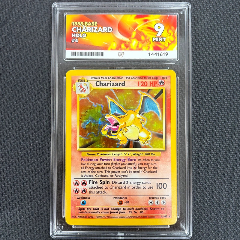 Pokemon TCG: Charizard 4/102 - Base Set - Ace 9