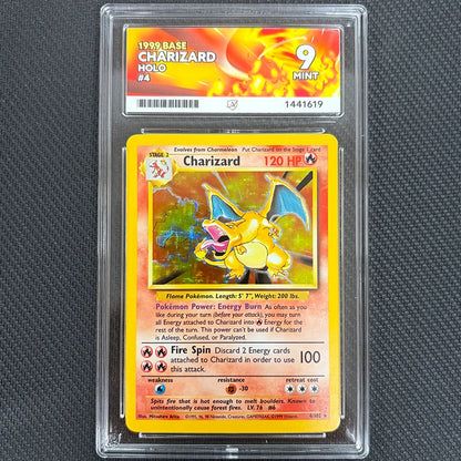 Pokemon TCG: Charizard 4/102 - Base Set - Ace 9