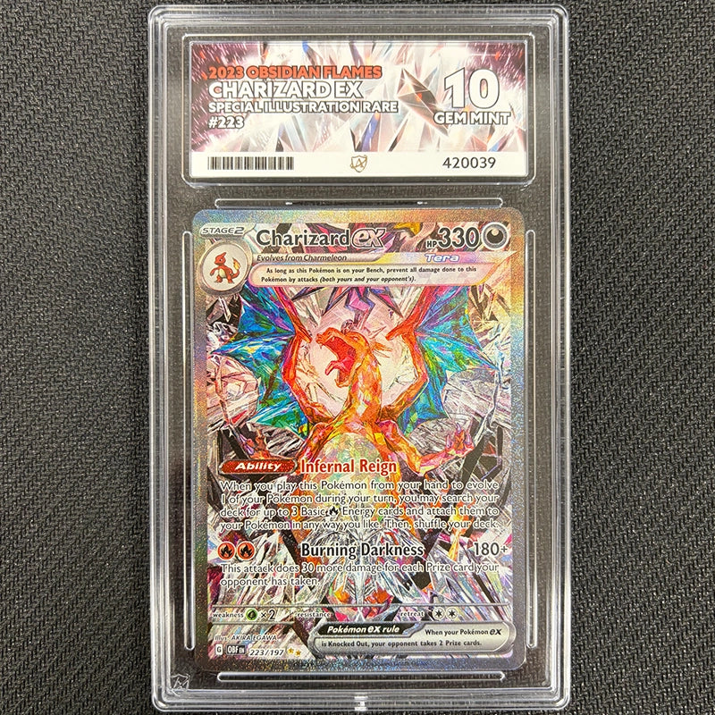 Pokemon TCG: Charizard Ex 223/197 - Obsidian Flames - Ace 10