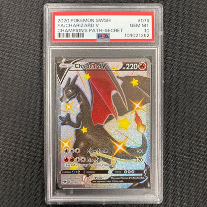 Pokemon TCG: Charizard V 079/073 - Champion's Path - PSA 10
