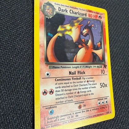 Pokemon TCG: Dark Charizard 4/82 - Team Rocket - LP Surface