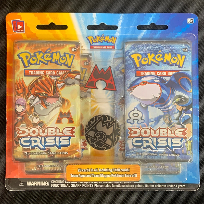 Pokemon TCG: Double Crisis - 4-Pack Blister Team Magma