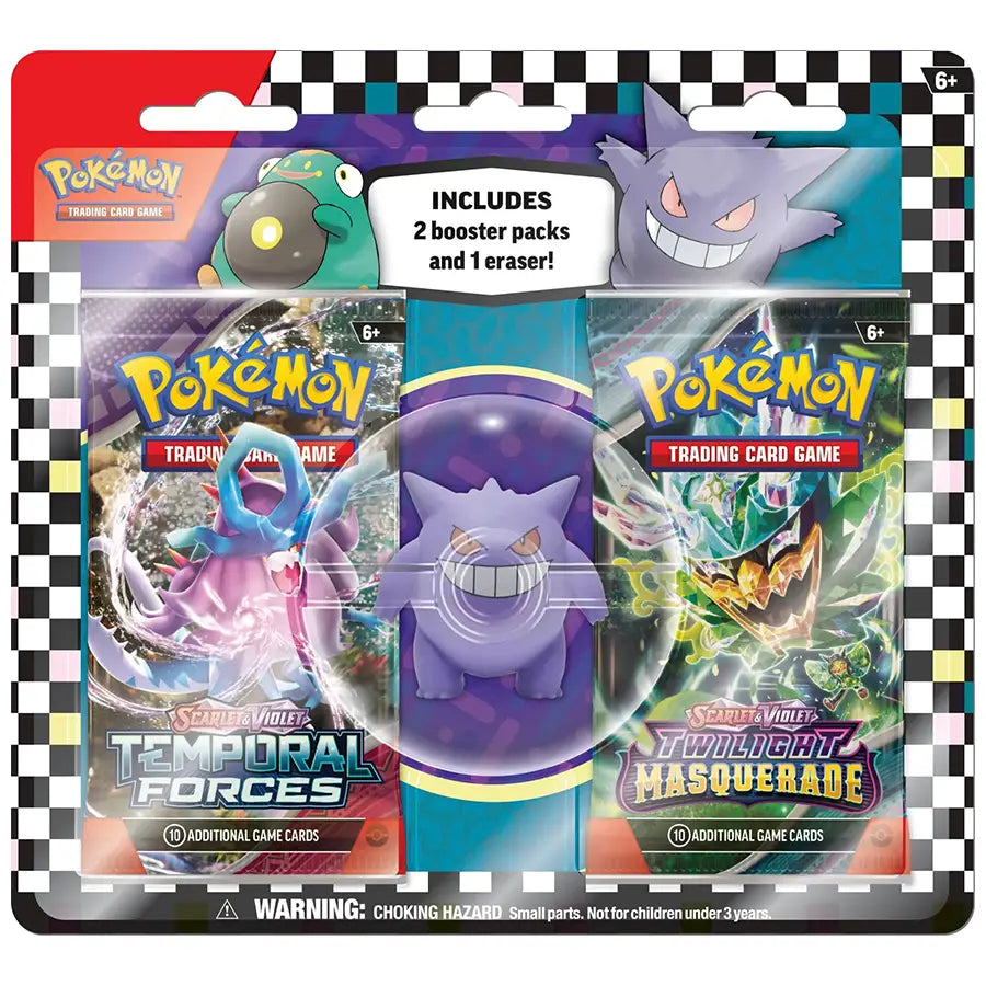 Pokemon TCG: Back To School Eraser Blister 2024 Gengar