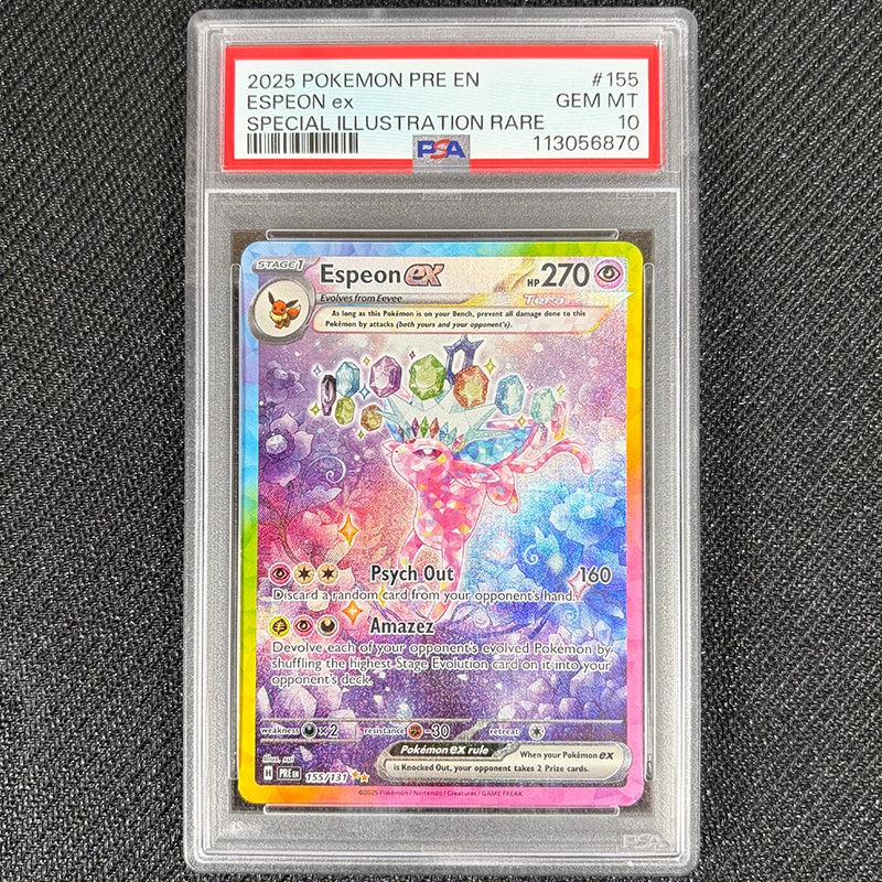Pokemon TCG: Espeon Ex 155/131 - Prismatic Evolutions - PSA 10
