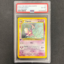 Pokemon TCG: Espeon 1/75 - 1st Edition Neo Discovery - PSA 6