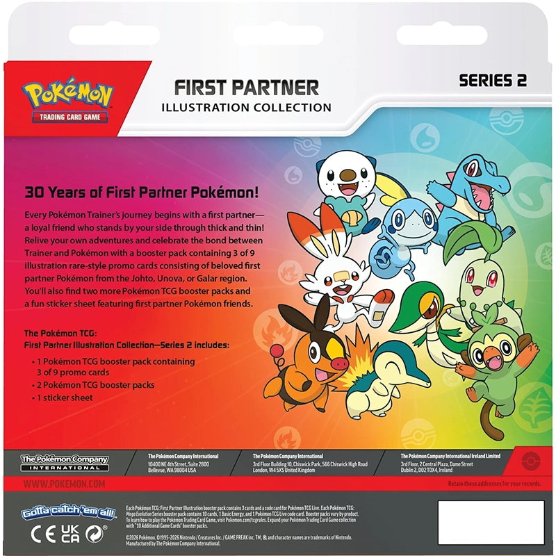 Pokemon TCG: First Partner Illustration Collection - Series 2 Back