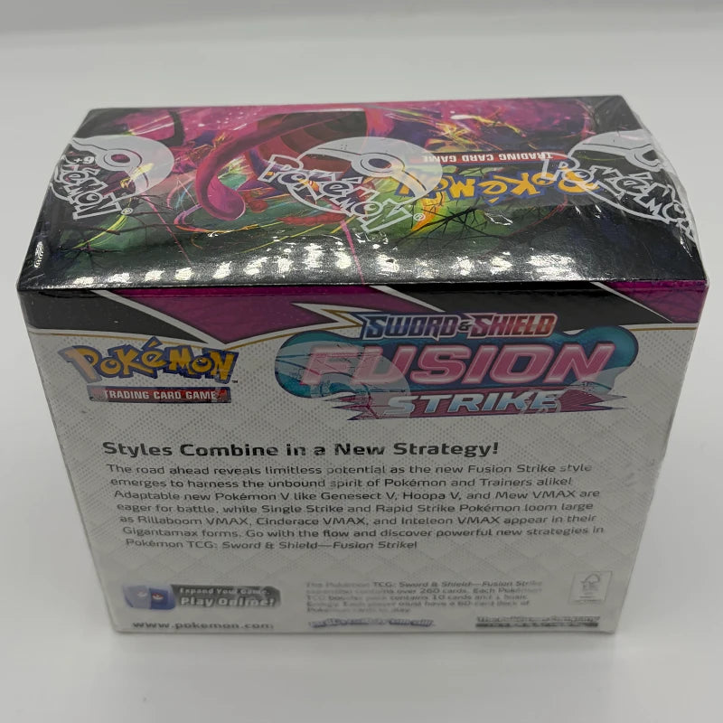 Pokemon TCG: Sword & Shield 8 Fusion Strike Booster Box Back