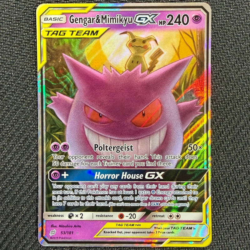 Pokemon TCG: Gengar & Mimikyu GX 53/181 - Team Up - NM/M