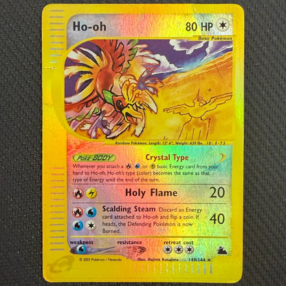 Pokemon TCG: Ho-oh 149/144 - Skyridge Reverse Holo - HP